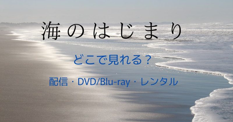 目黒連『海のはじまり』どこで見れる？配信サブスクとDVD・レンタル