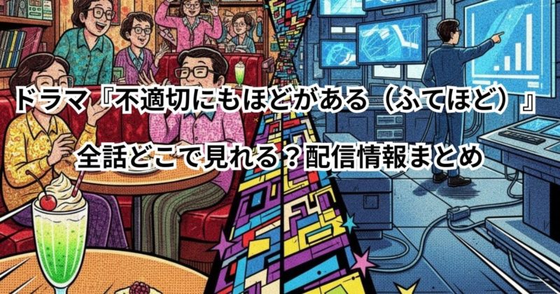 ドラマ『不適切にもほどがある（ふてほど）』全話どこで見れる？配信情報まとめ
