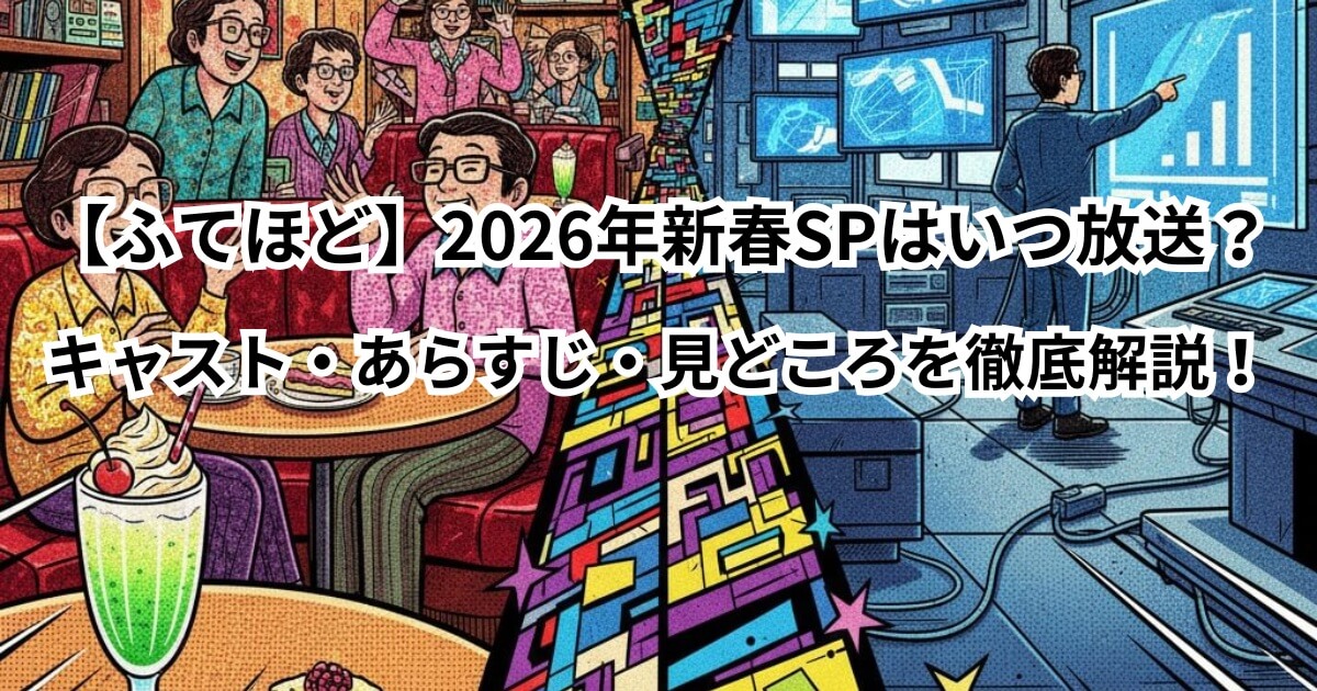 【ふてほど】2026年新春SPはいつ放送？キャスト・あらすじ・見どころを徹底解説！